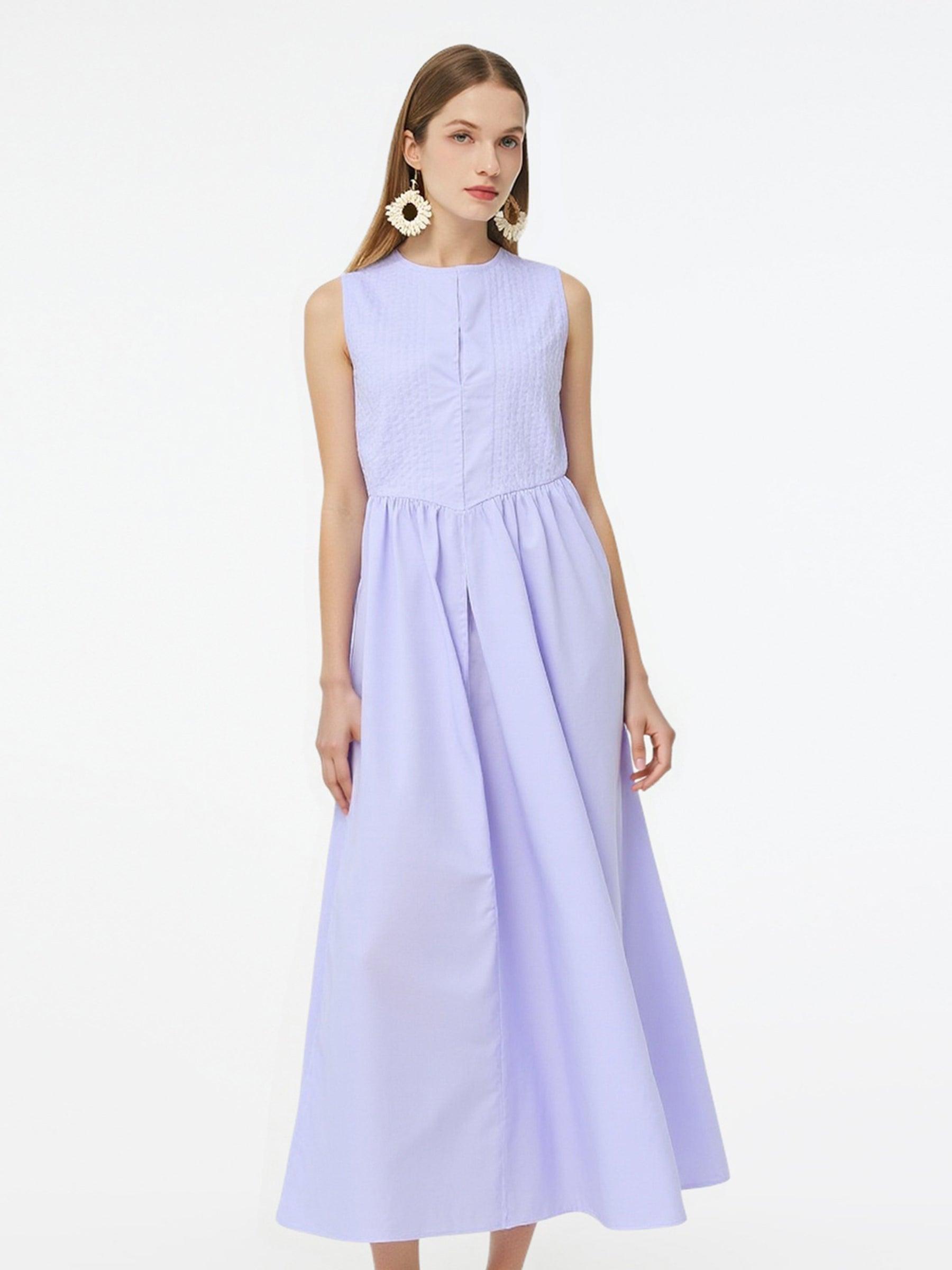 Loose Fit A-Line Women Sleeveless Maxi Dress Product Image
