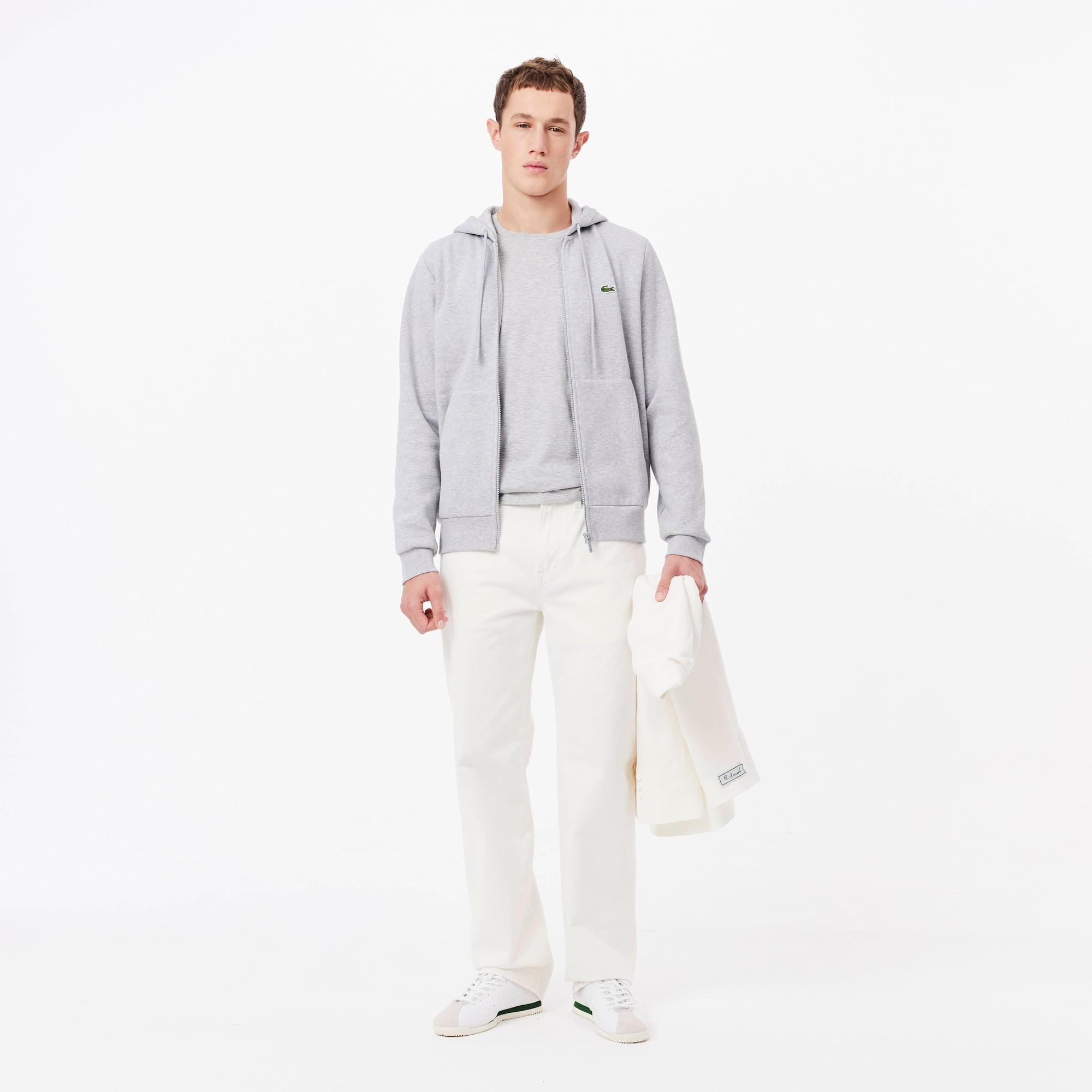 Men's Zip-Up Fleece Hoodie Product Image