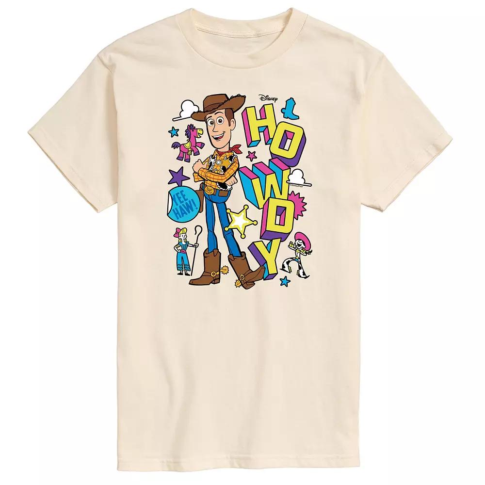 Disney / Pixar's Toy Story 4 Men's Woody Howdy Graphic Tee,  Product Image