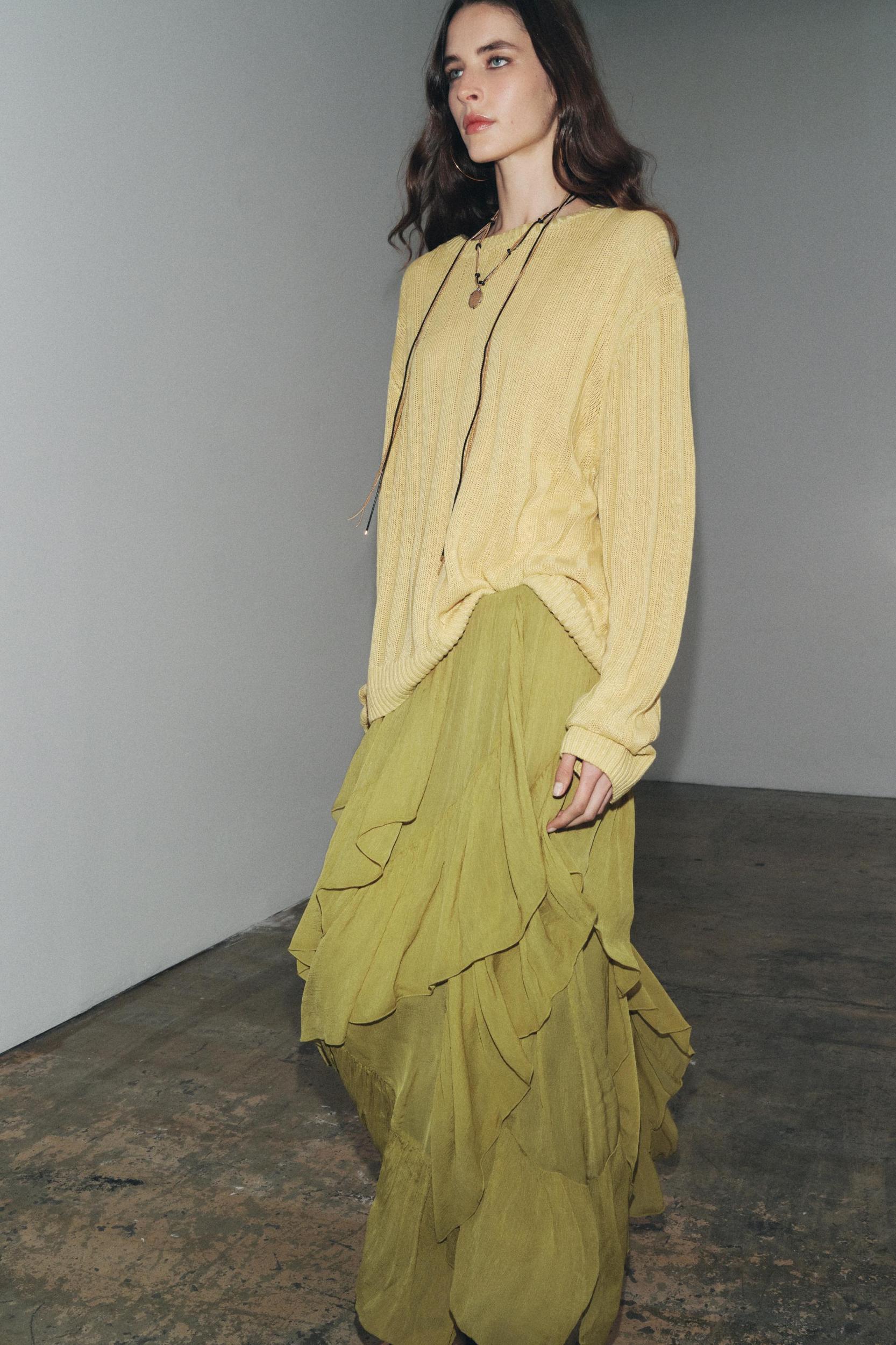 ZW COLLECTION RUFFLED SKIRT Product Image