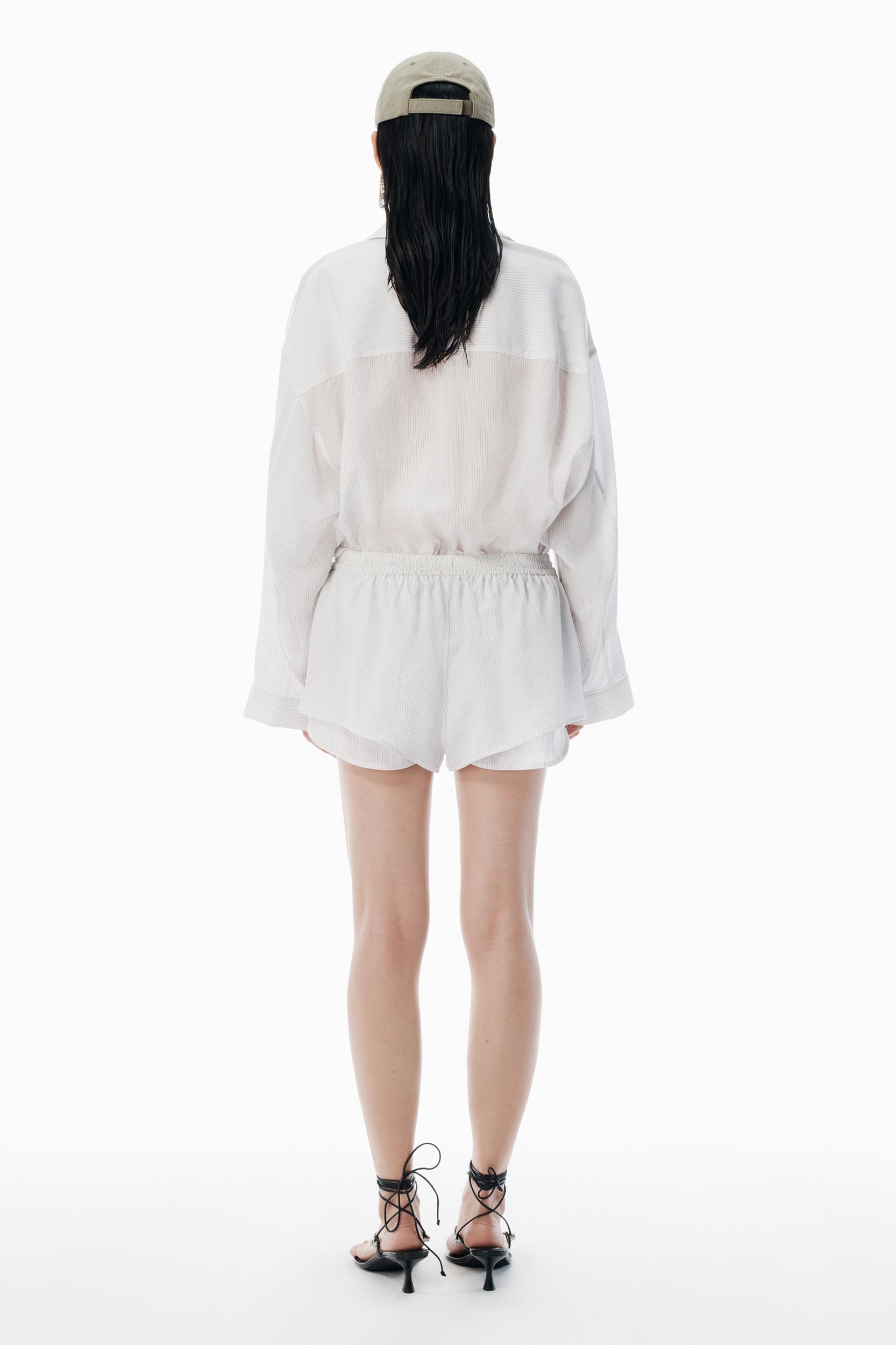 Black & White Pre-styled Pajama Romper Product Image