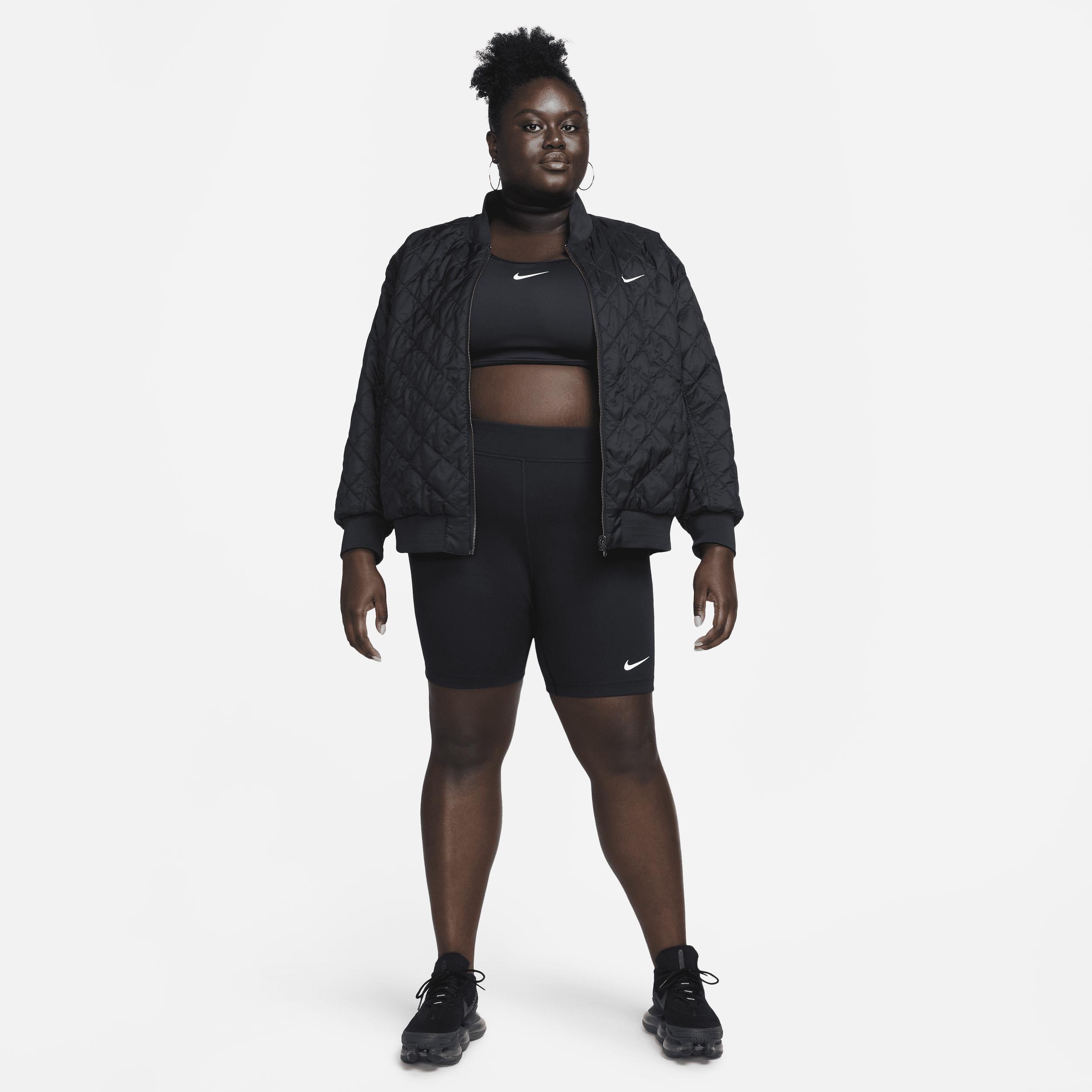 Women's Nike Sportswear Classic High-Waisted 8" Biker Shorts (Plus Size) Product Image