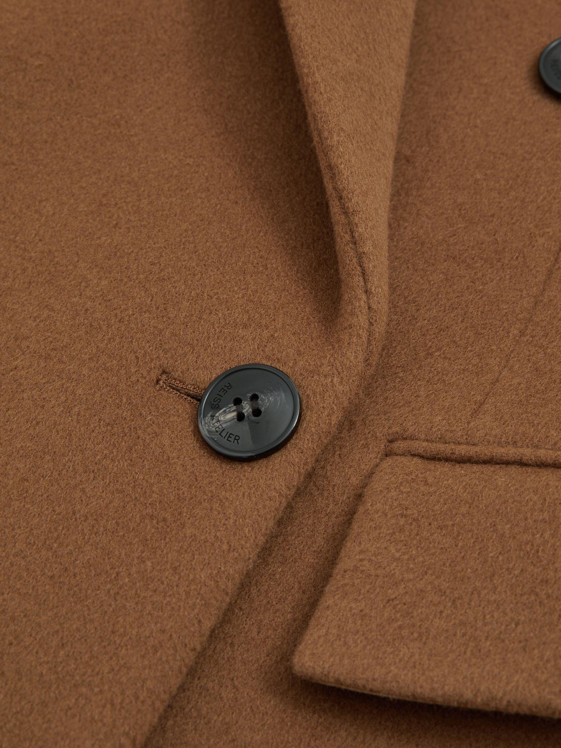 Atelier Virgin Wool and Camel-Blend Suit Jacket in Camel Product Image