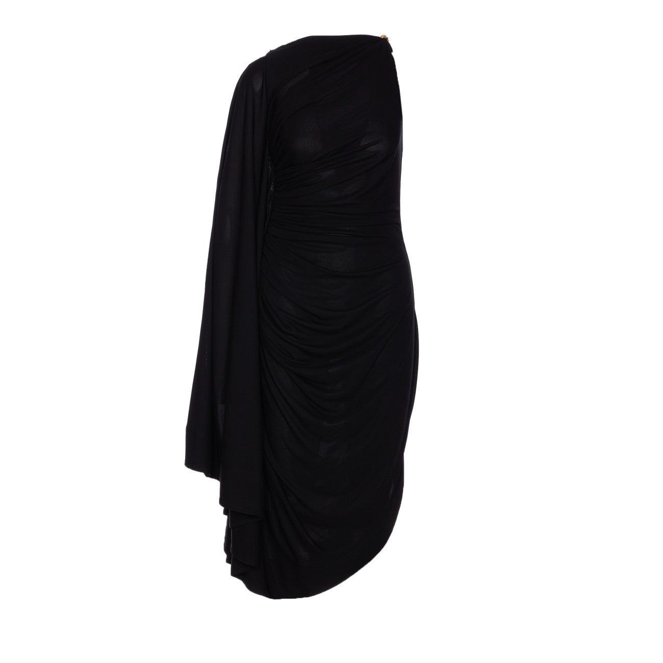 BOTTEGA VENETA Draped Dress In Black Product Image