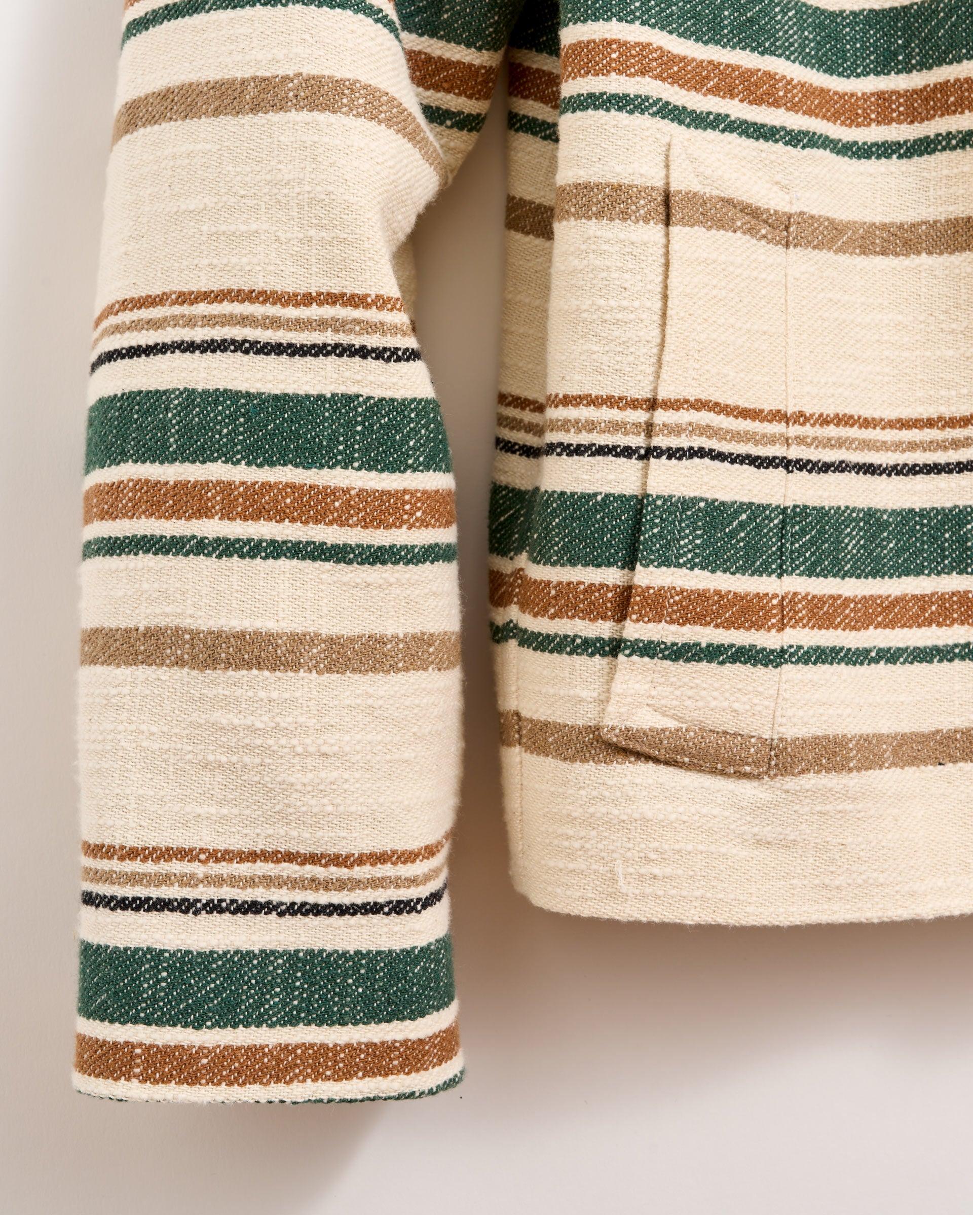 Desert Stripe Cropped Jacket -  Product Image