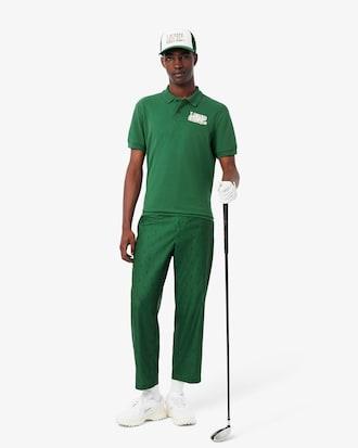 Relaxed Fit Mini-Piqué Golf Polo Shirt Product Image