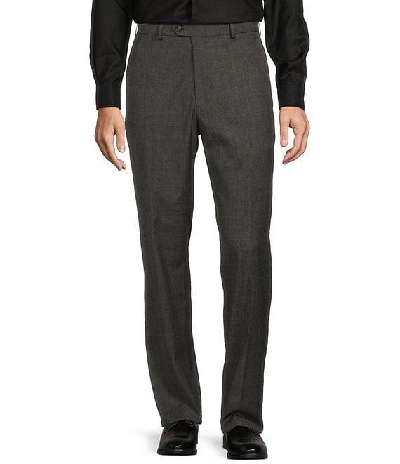Roundtree & Yorke travelSMART Classic Fit Plaid Dress Pants Product Image