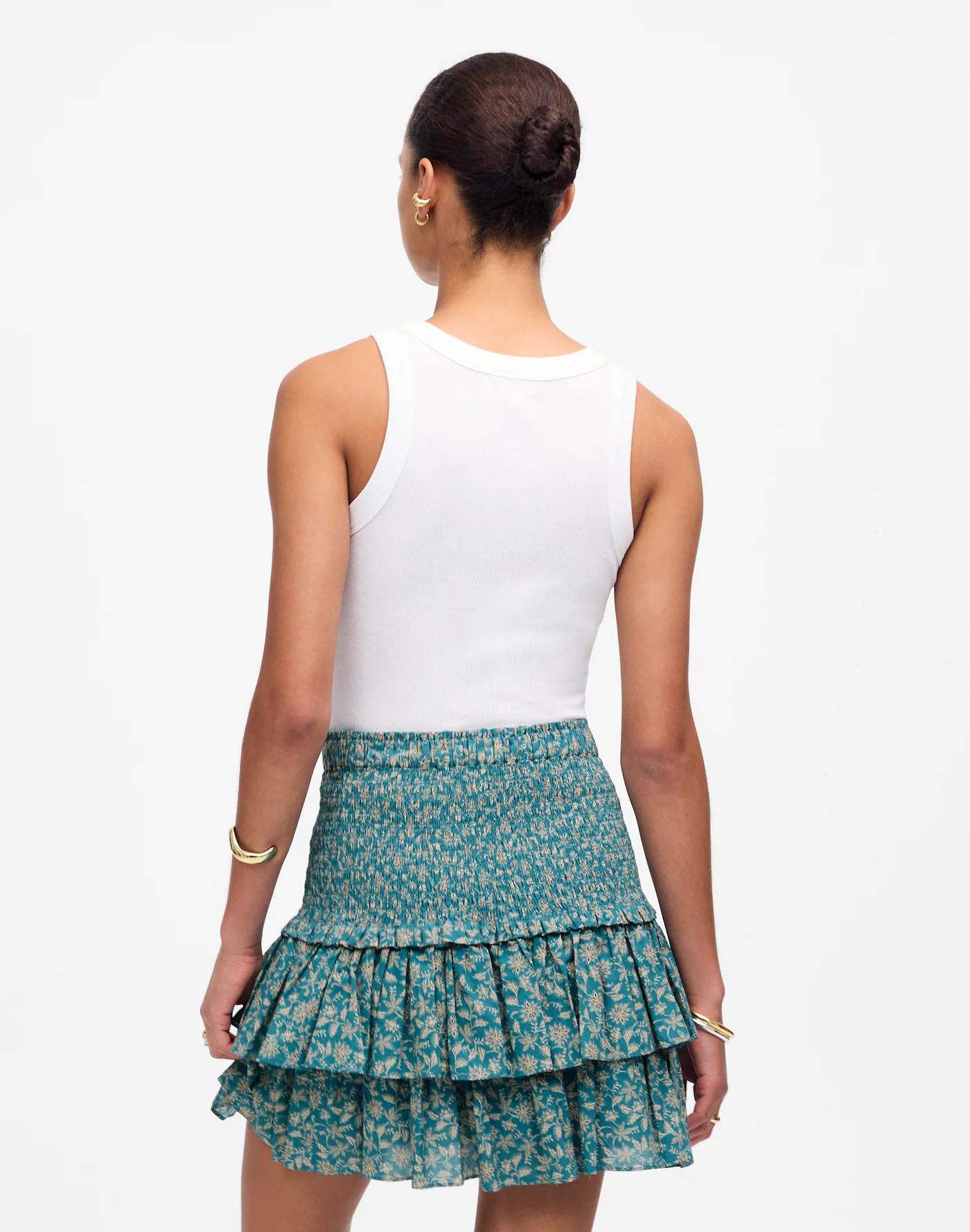 Tiered Mini Skirt Product Image