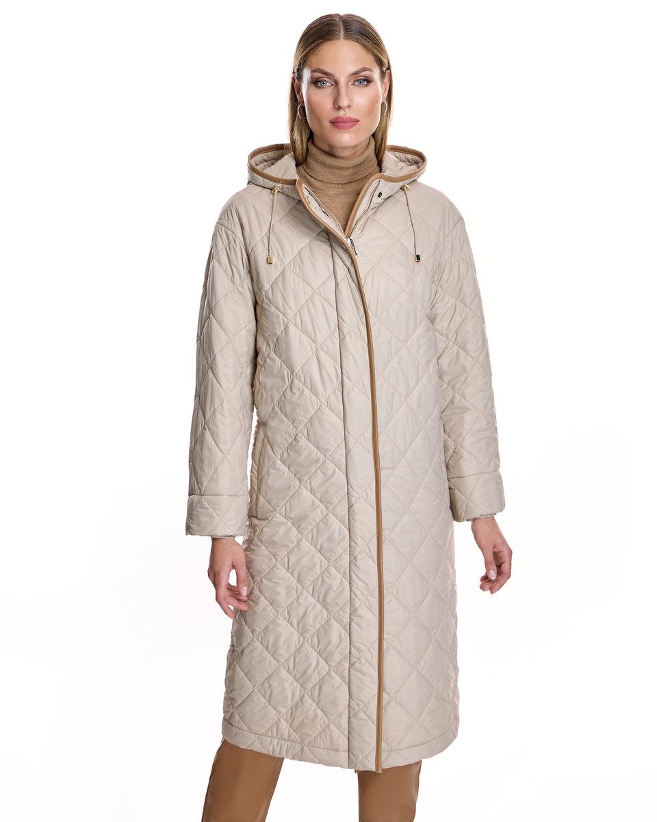 Quilted Cashmere Blend Coat Product Image