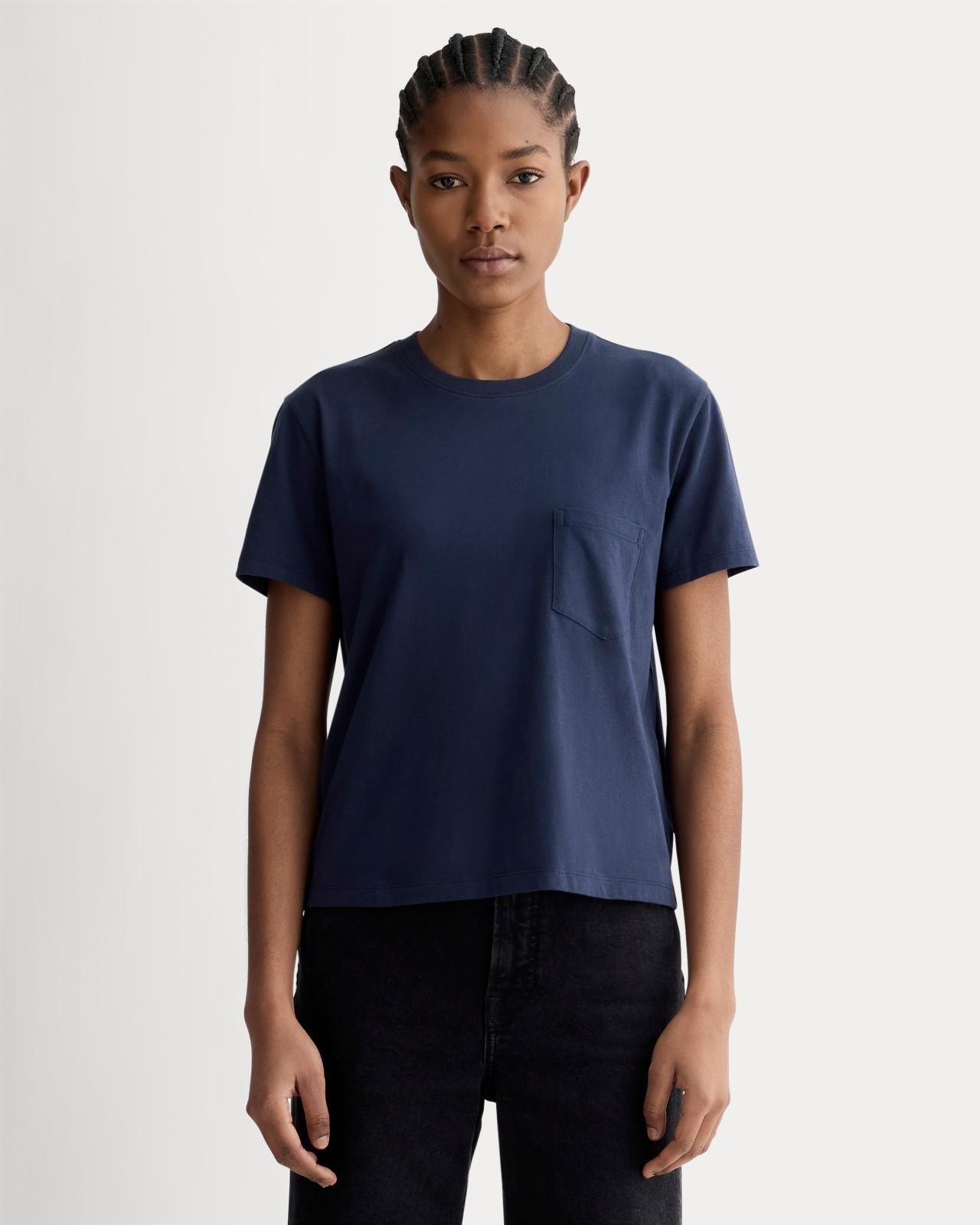 Womens Box-Cut T-Shirt in Essential Cotton by Everlane Product Image