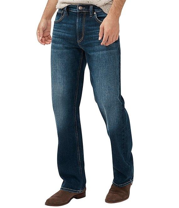 Silver Jeans Co. Zac Relaxed Fit Straight Leg Mid Flex Jeans Product Image