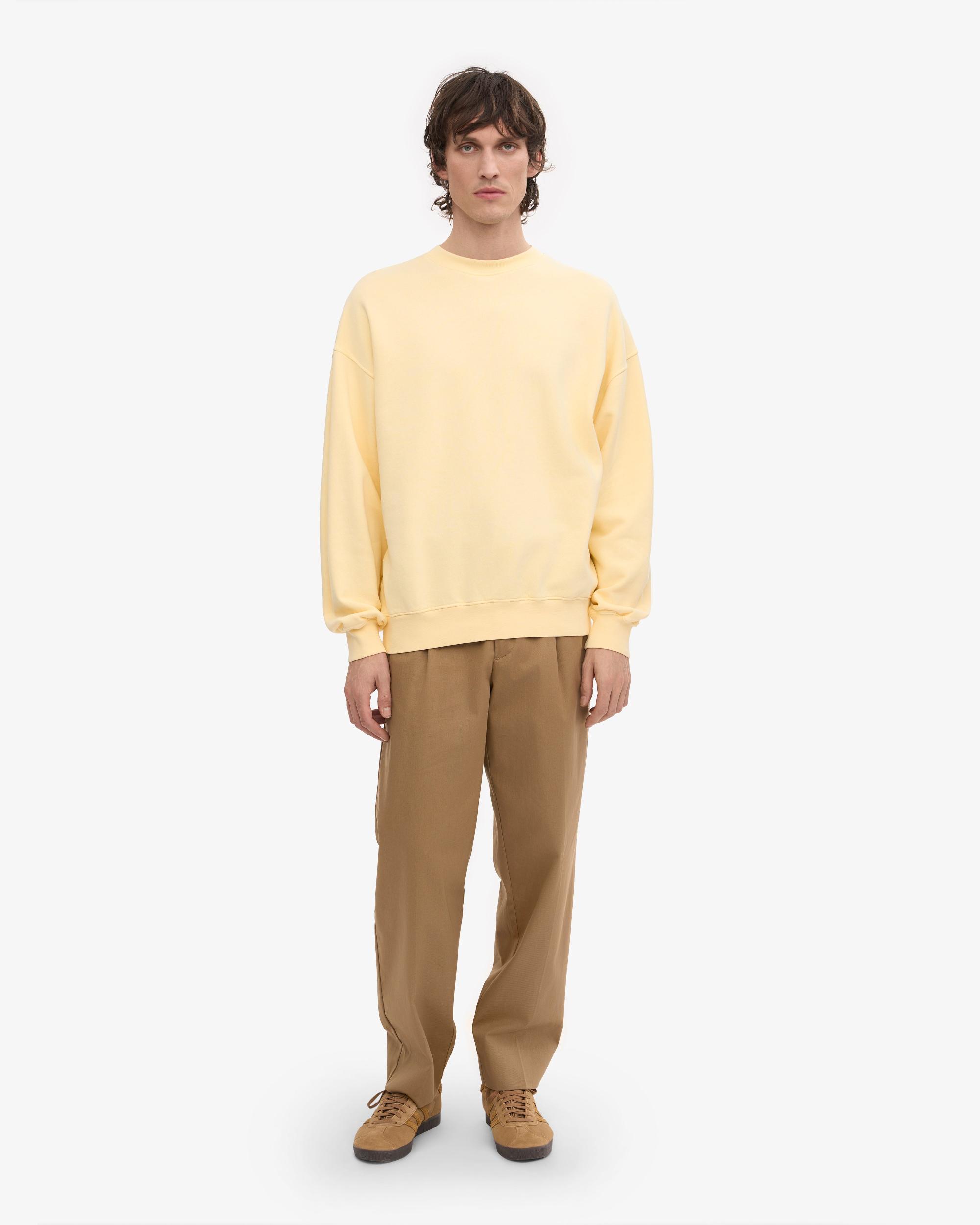 Organic Oversized Crew - Soft Yellow Product Image