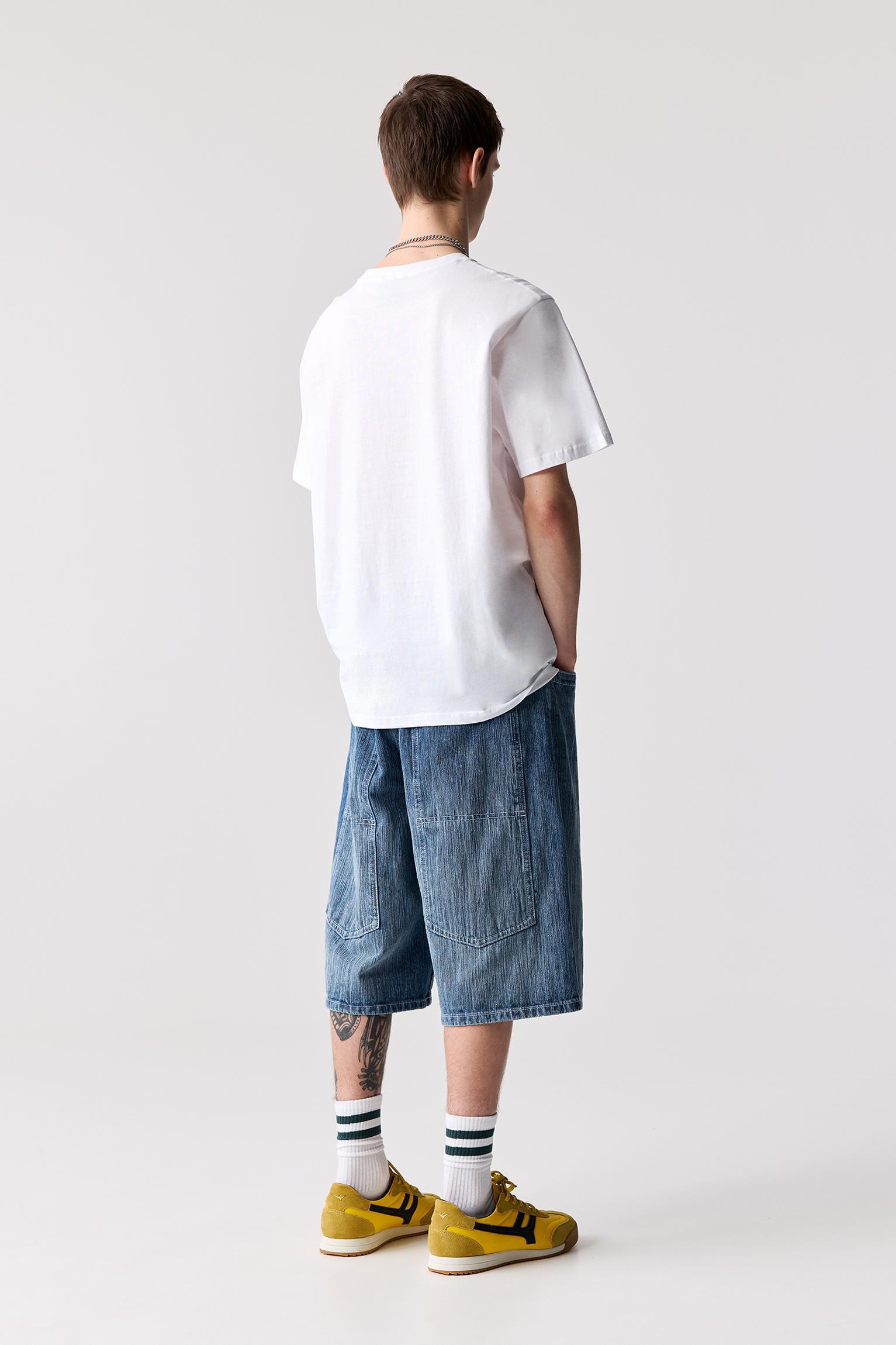 Basic short sleeve cotton T-shirt Product Image