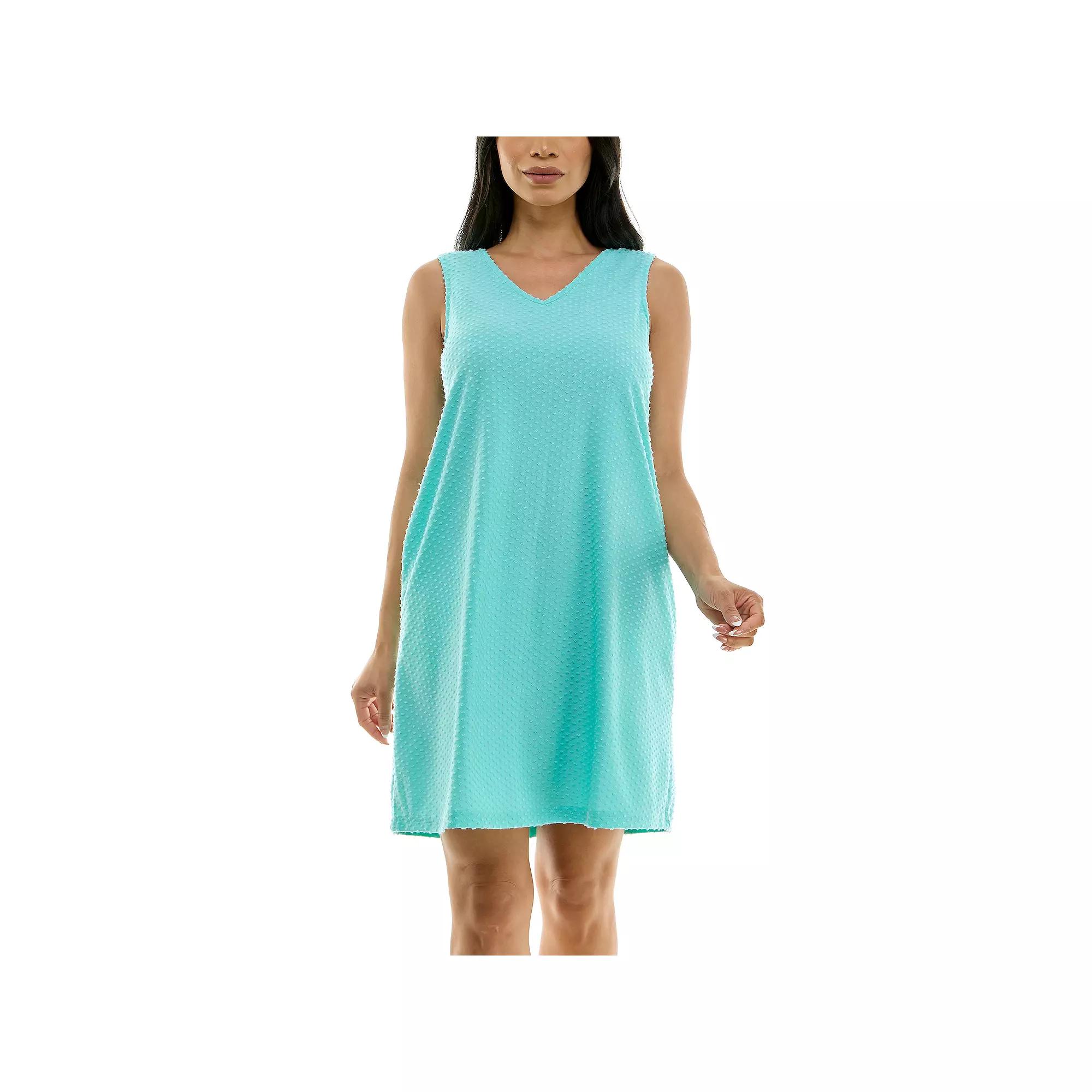 Women's Nina Leonard V-Neck Reversible Trapeze Dress,  Product Image