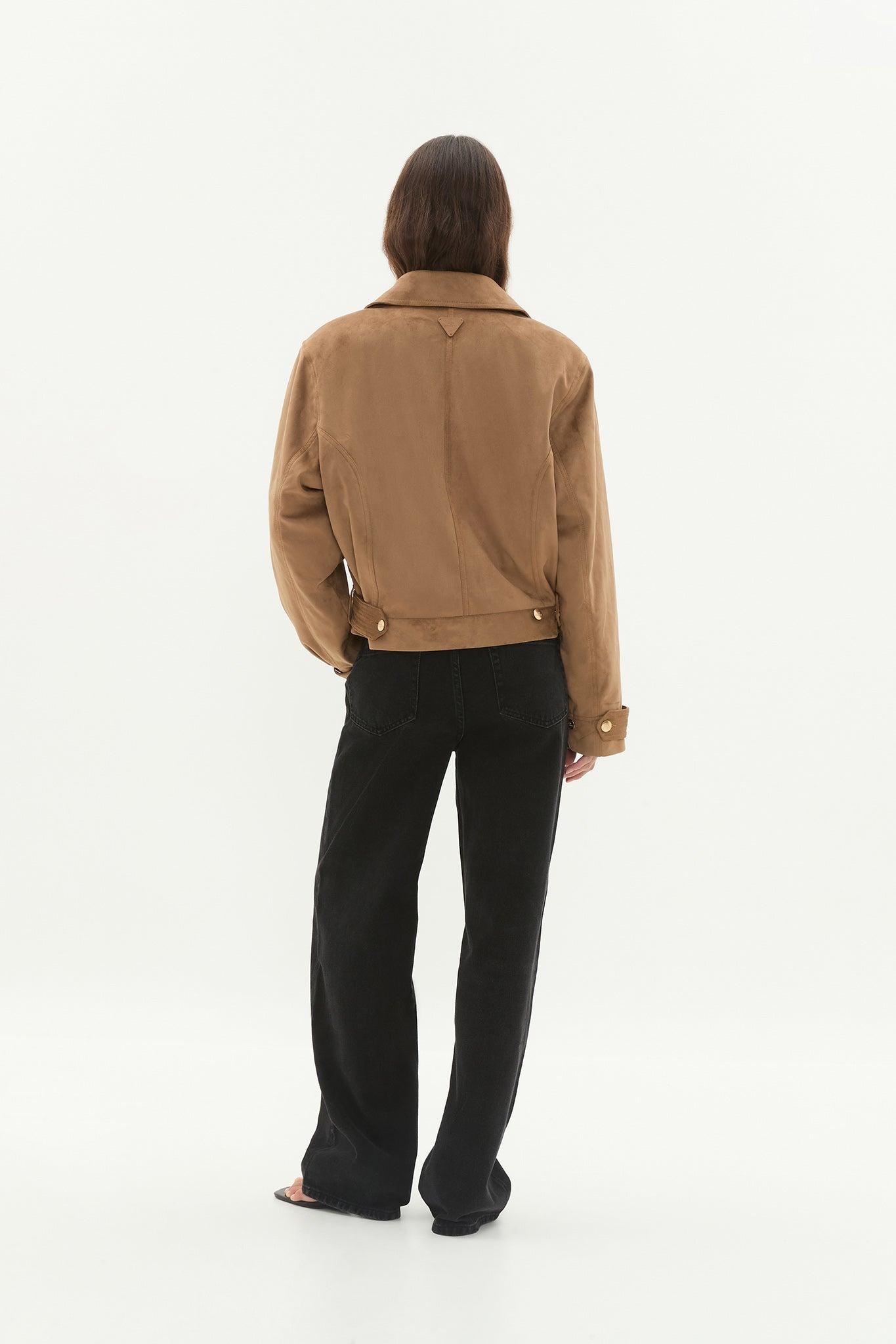 Calyx Vegan Suede Jacket Product Image