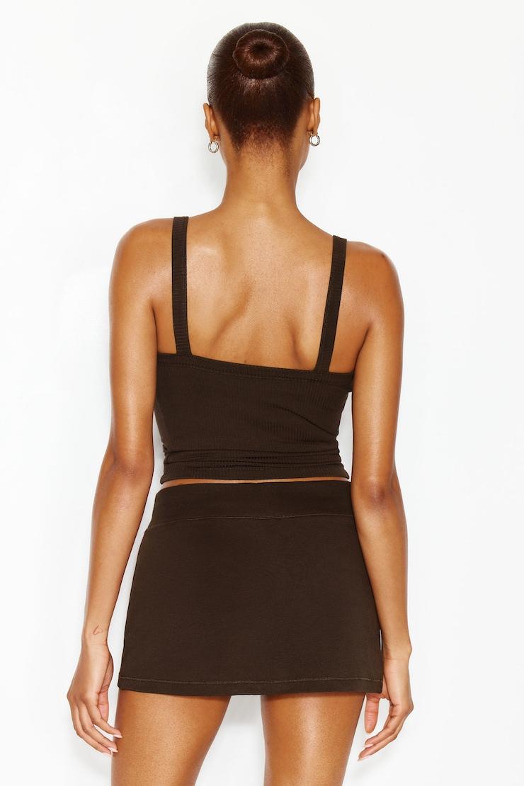 Open Neck Ribbed Cami Top Product Image