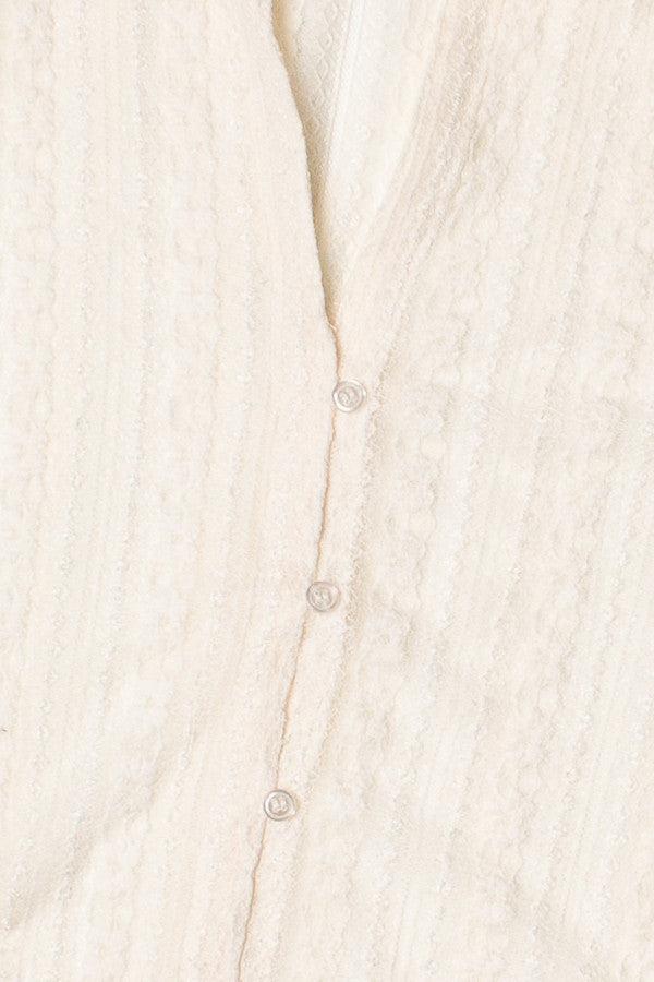 Long Sleeve Lace Button Up Shirt Product Image