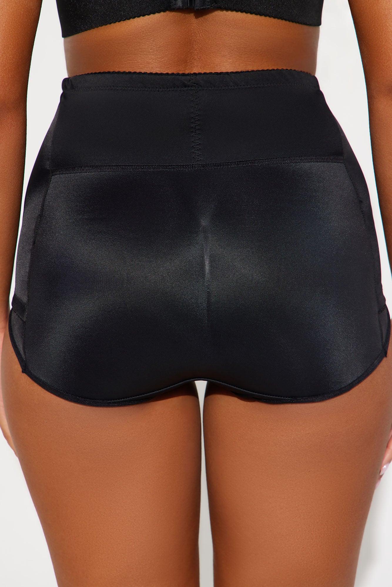 Giving Curves Waist Cinching Shapewear Panty - Black Product Image