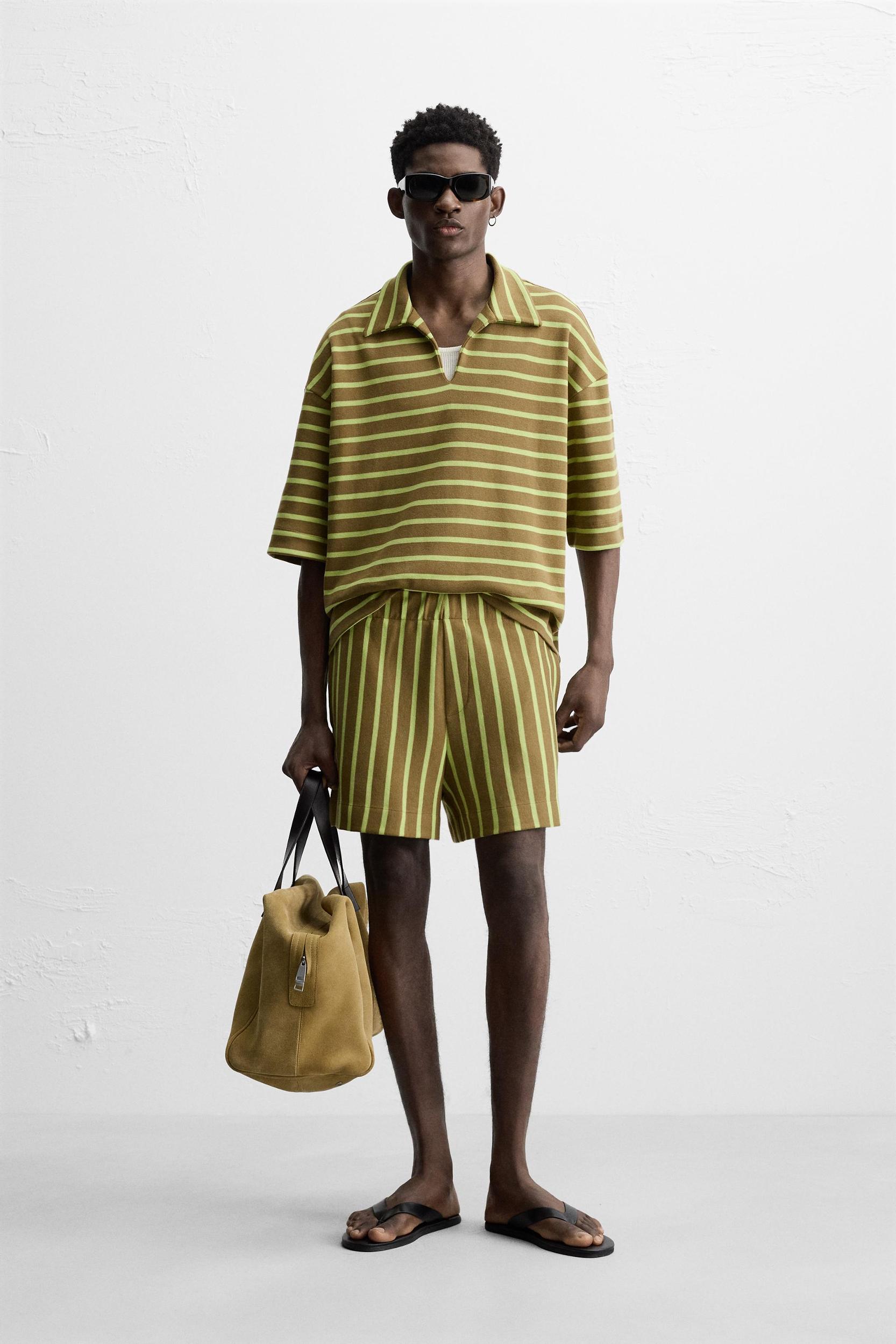 STRIPED SHORTS Product Image