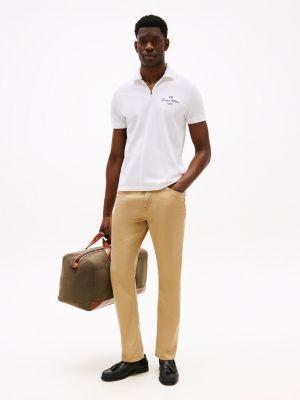 Regular Fit Mercerized Cotton Zip Polo Product Image