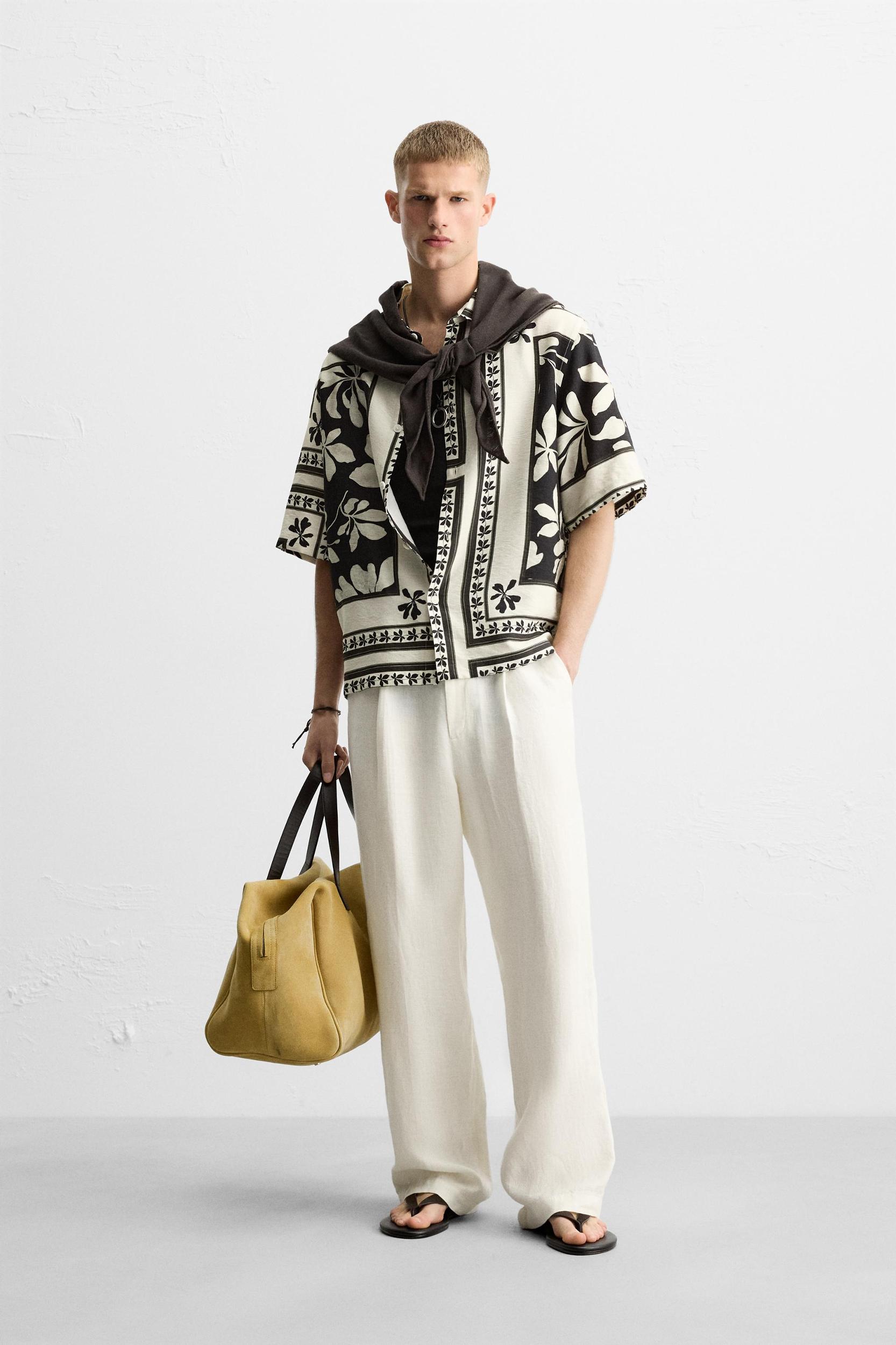 COMBINATION PRINT SHIRT Product Image