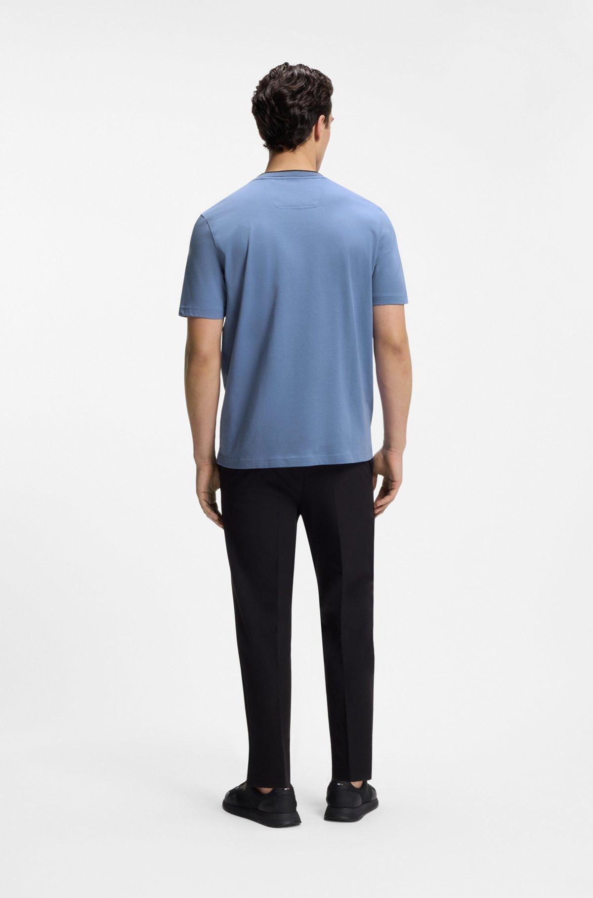 Cotton T-shirt with logo crew neck Product Image