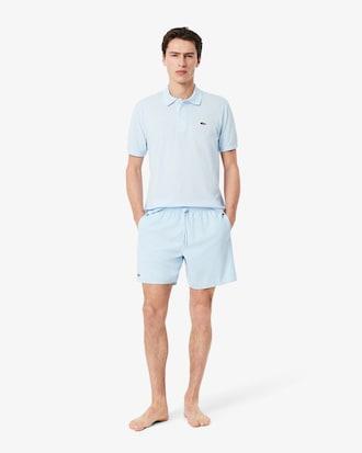 Mid Length Monochrome Swim Trunks Product Image