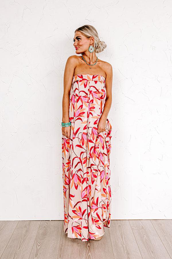 Caribbean Dreaming Satin Jumpsuit Product Image
