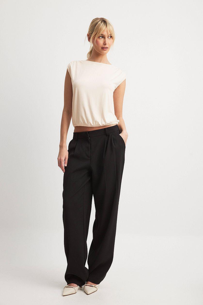 Draped Jersey Top Product Image