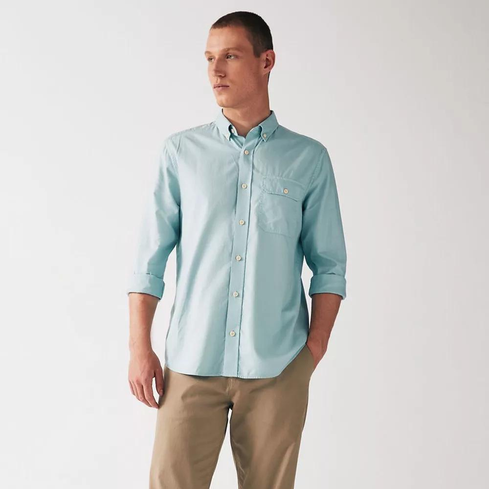 Men's NEXT Basket Weave Shirt, Size: Medium, Blue Product Image
