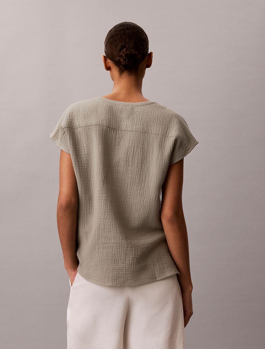 Double Gauze Relaxed T-Shirt Product Image