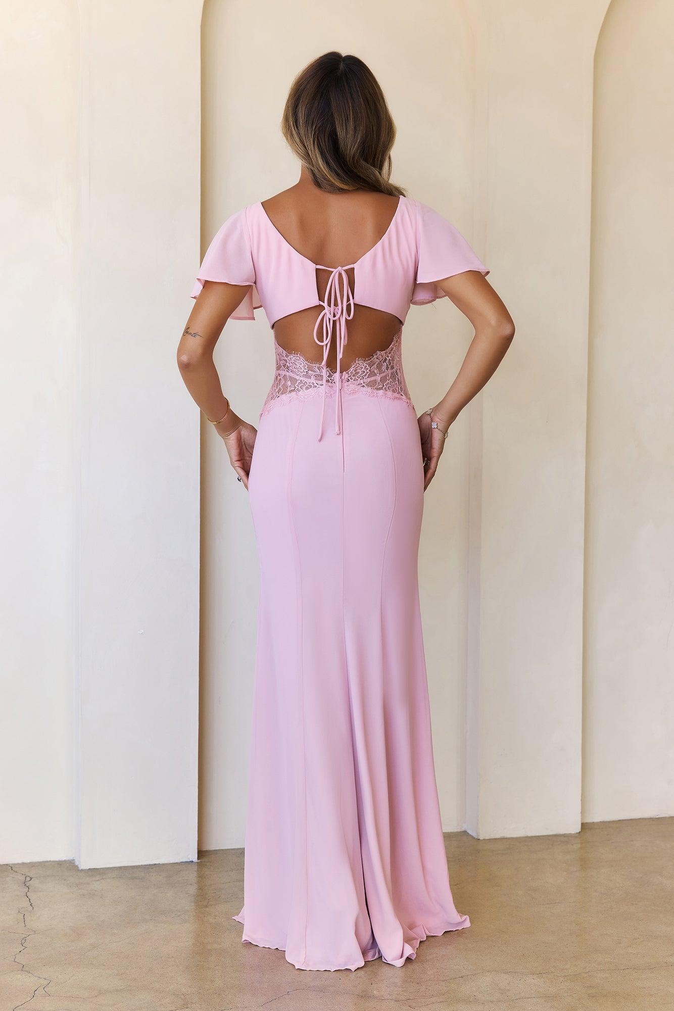 Sweeter Dreaming Maxi Dress Pink Product Image