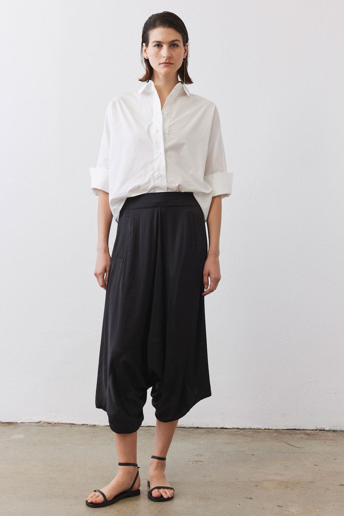 Slouchy Cropped Pants Product Image