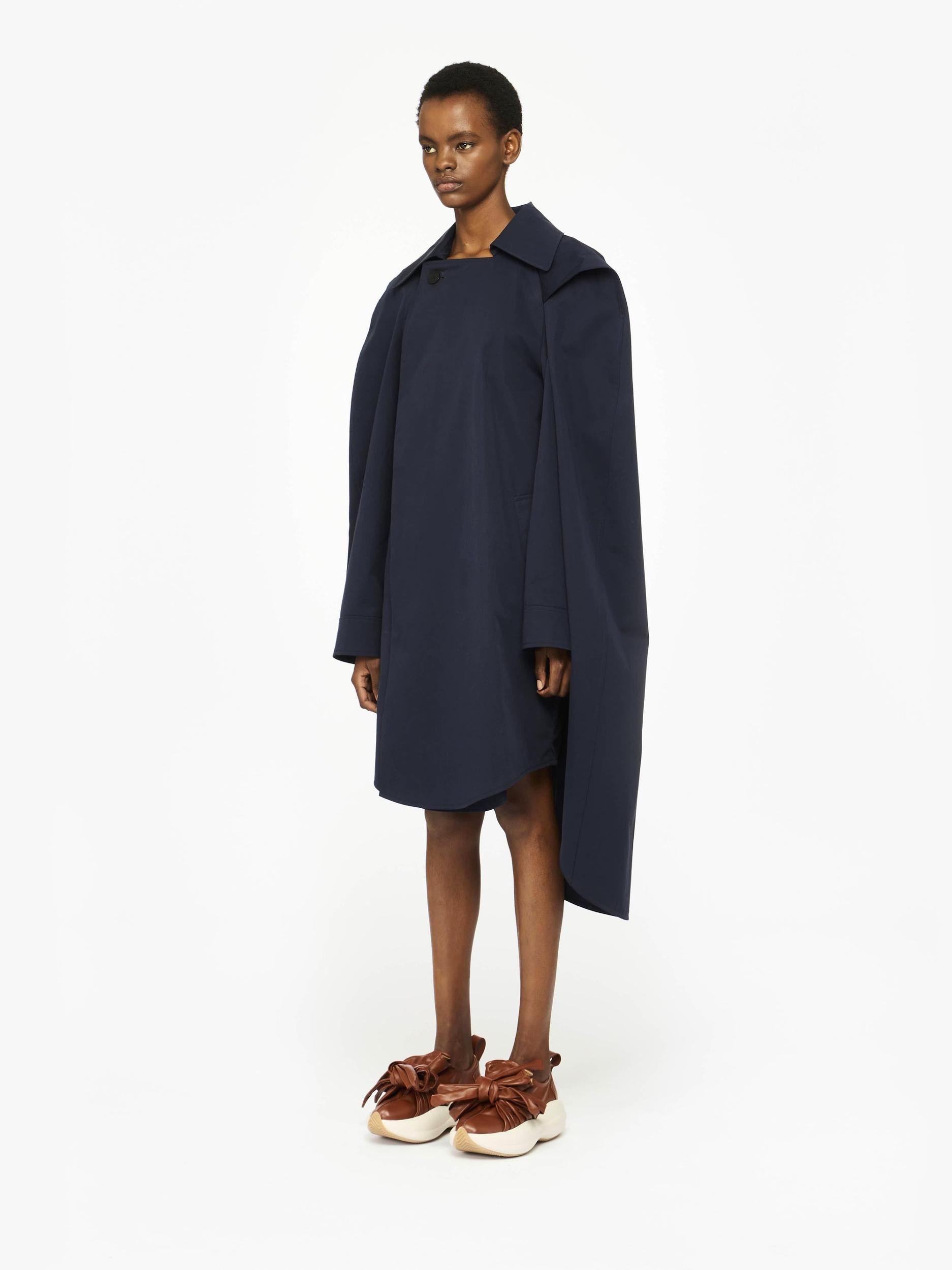ASYMMETRIC CAPE TRENCH COAT Product Image