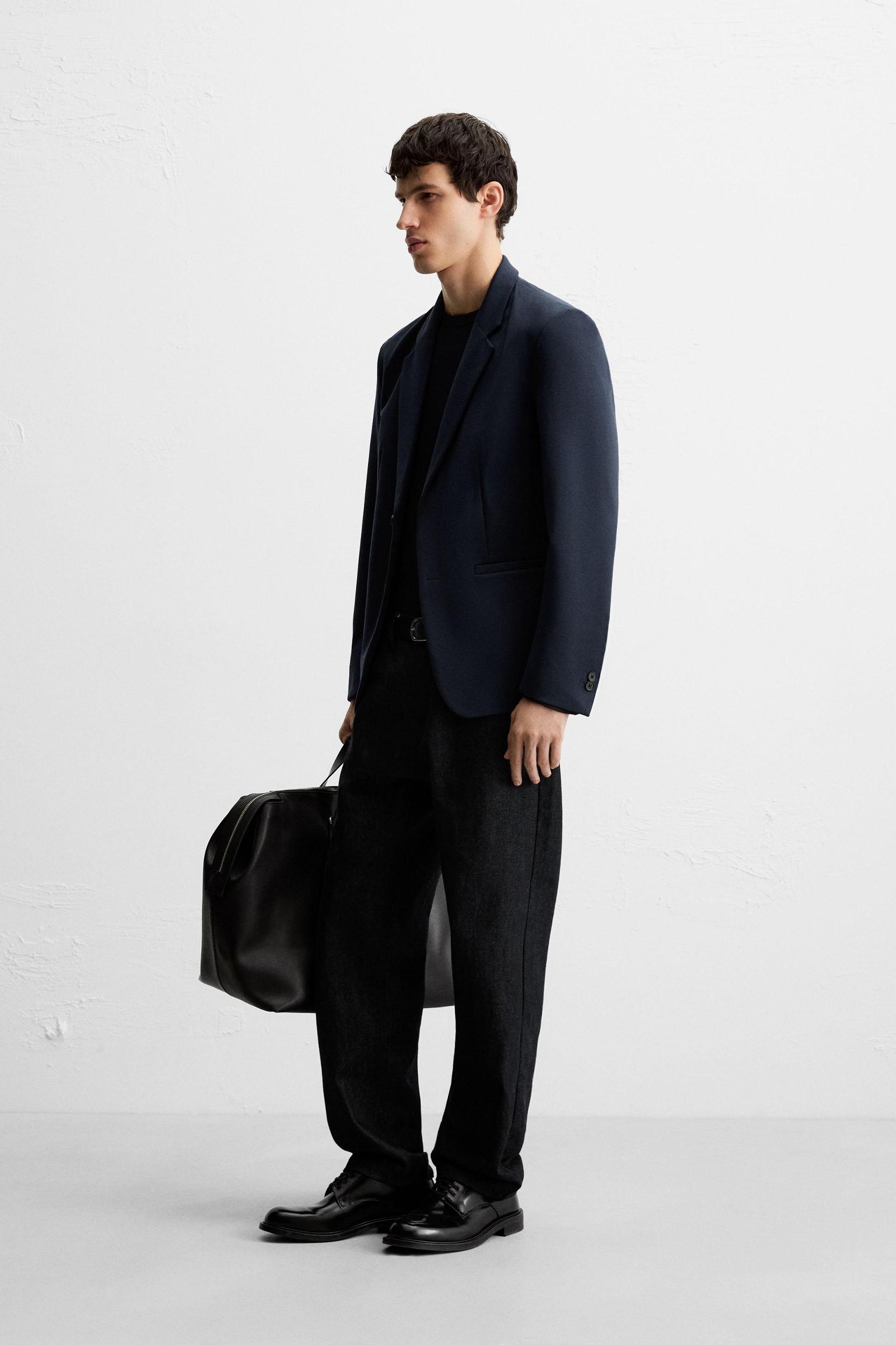 SLIM FIT STRETCH BLAZER Product Image