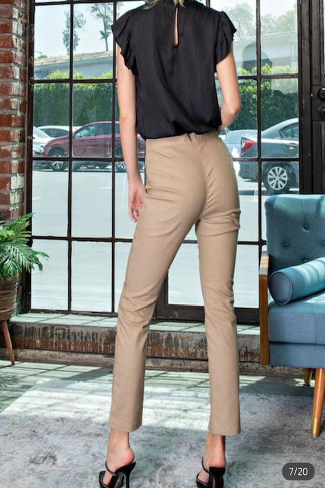 Front Slit Pants Product Image
