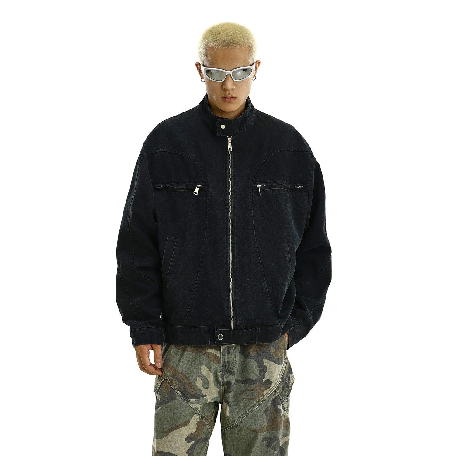 RT No. 11625 RECONSTRUCTED DENIM MOTORCYCLE JK Product Image