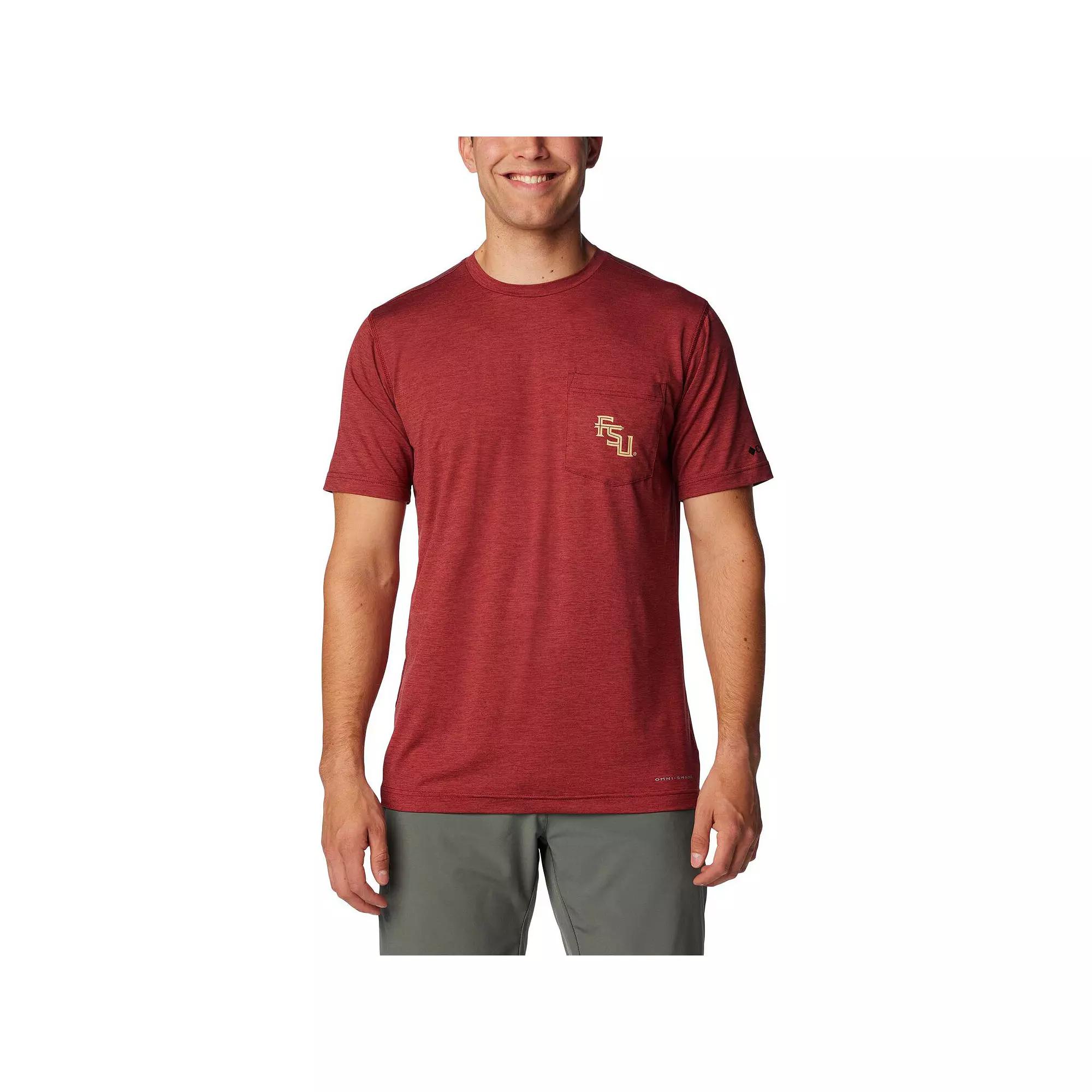 Men's Columbia Garnet Florida State Seminoles Tech Trail Omni-Wick T-Shirt,  Product Image