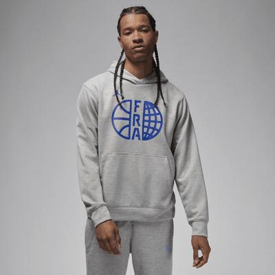 France Practice Nike Men's Basketball Fleece Hoodie Product Image