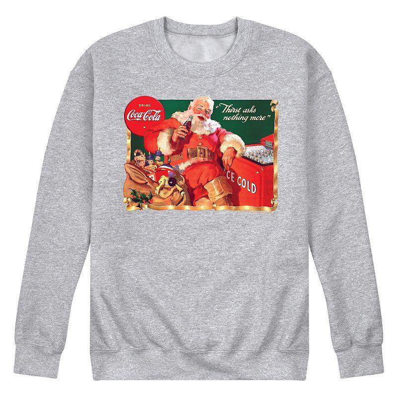 Men's CocaCola Vintage Santa Sweatshirt,  Product Image