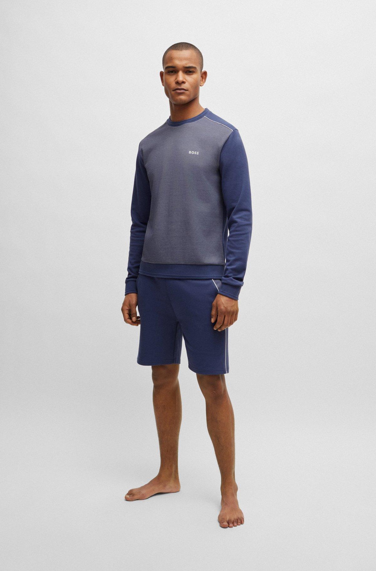 Regular-fit sweatshirt with jacquard structure Product Image