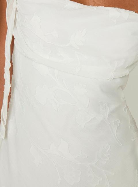 Lanai Mini Dress White Floral Product Image