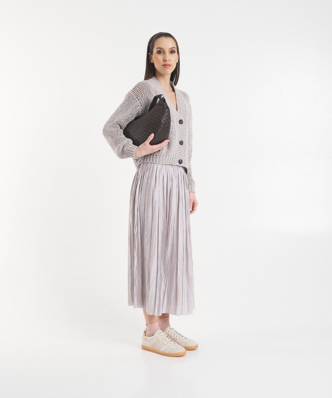 Midi pleated skirt Product Image