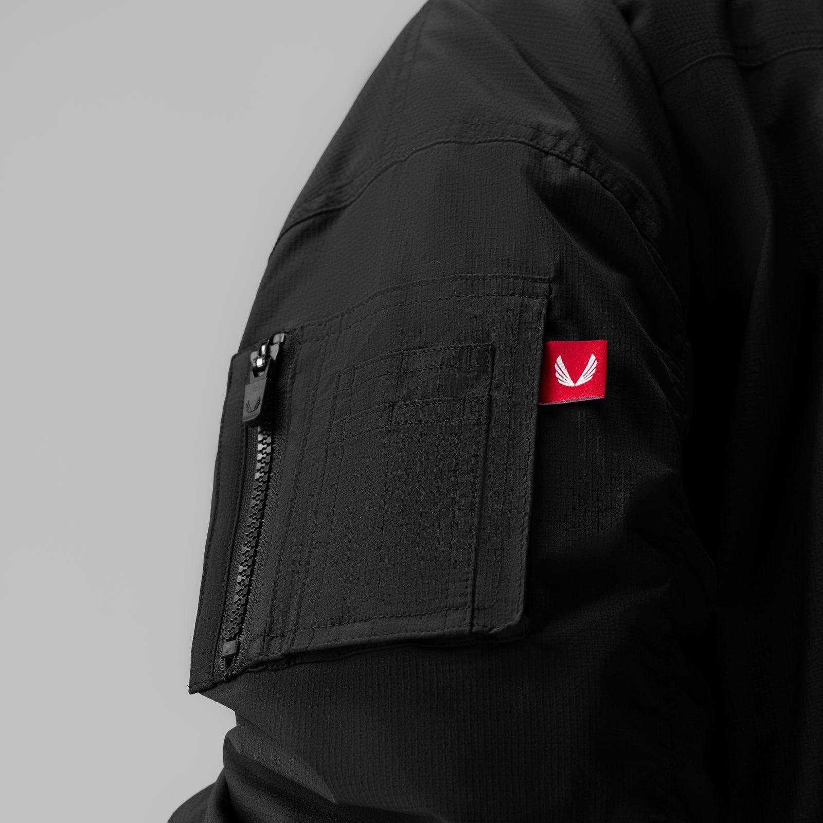 1004. Women's Sherpa-Lined Insulated Bomber Jacket - Black Female Product Image