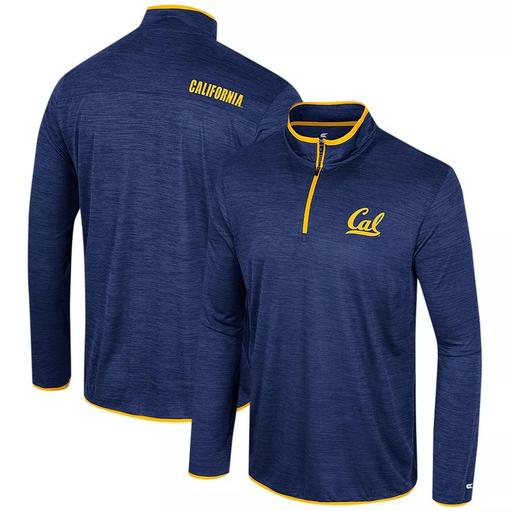 Men's Colosseum Navy Cal Bears Wright Quarter-Zip Windshirt, Size: 2XL, Blue Product Image