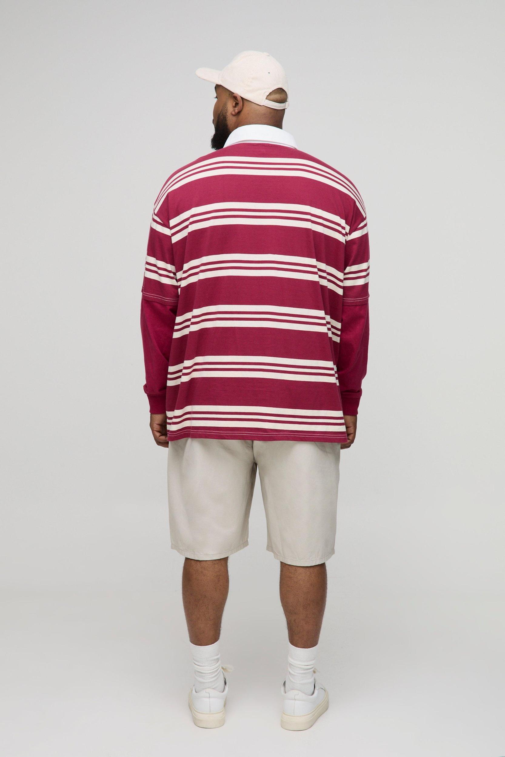 Plus Relaxed Fit Chino Shorts | boohooMAN USA Product Image