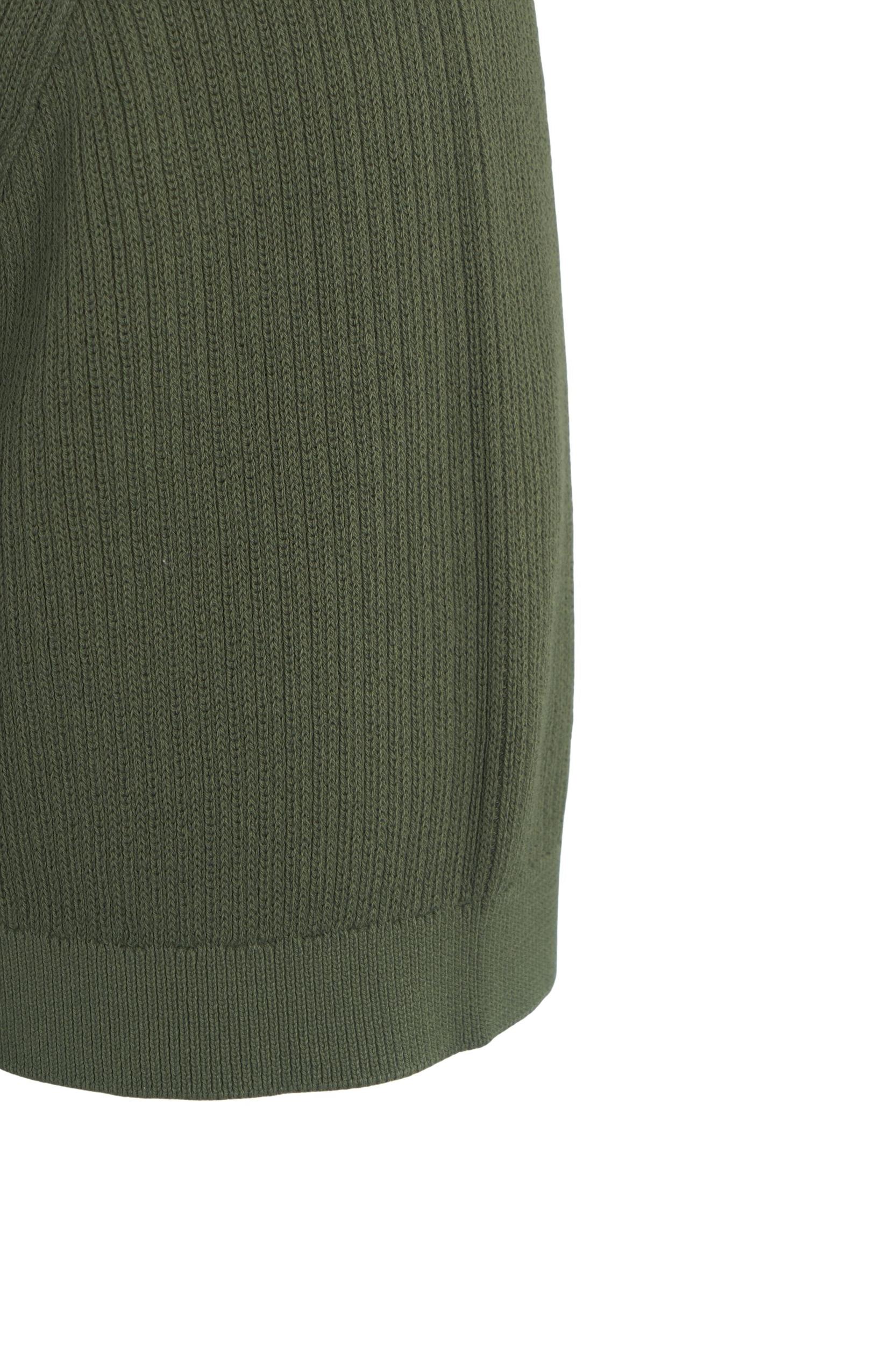 Ribbed knit polo shirt Product Image