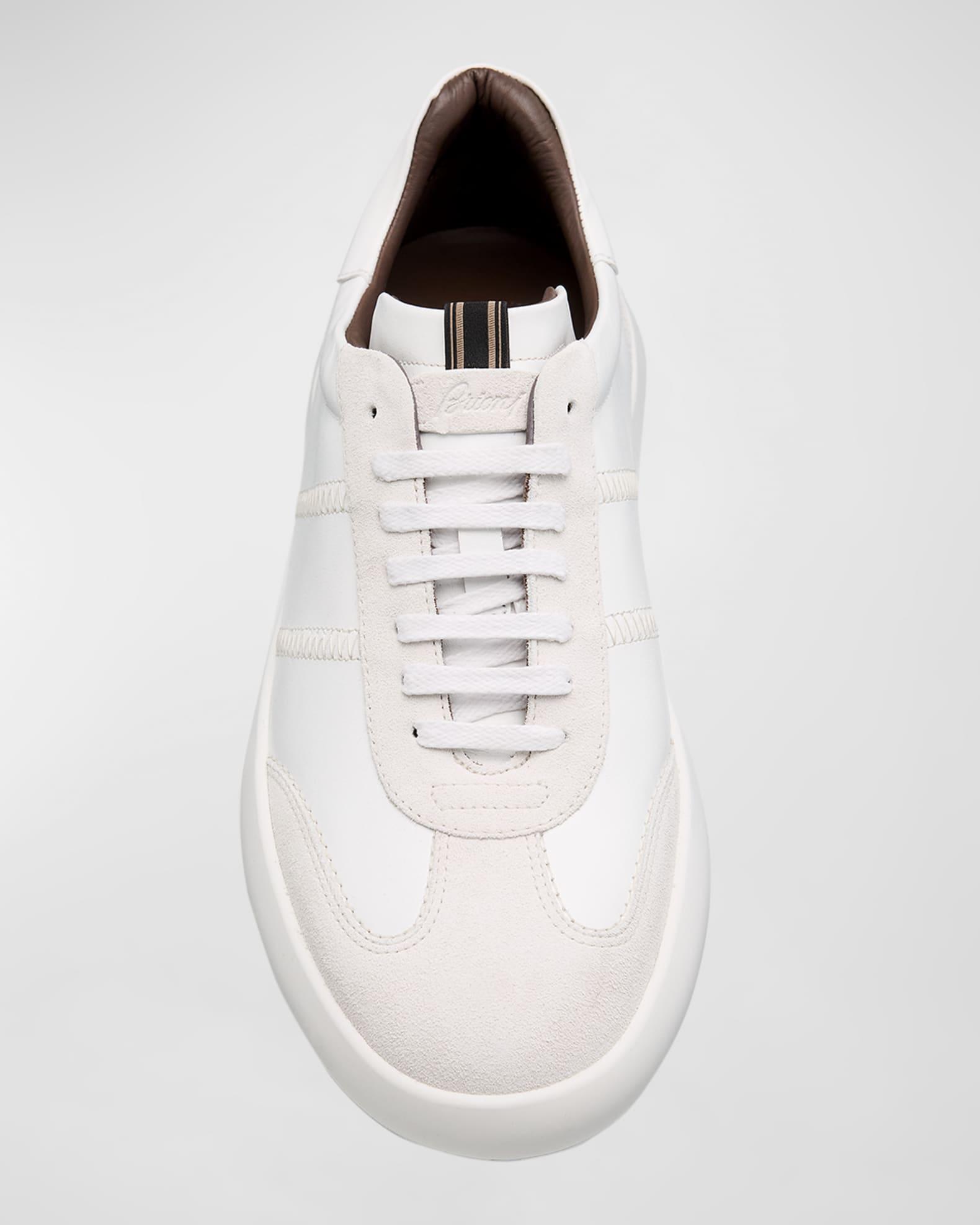 New Cassette Mixed Leather Sneakers Product Image