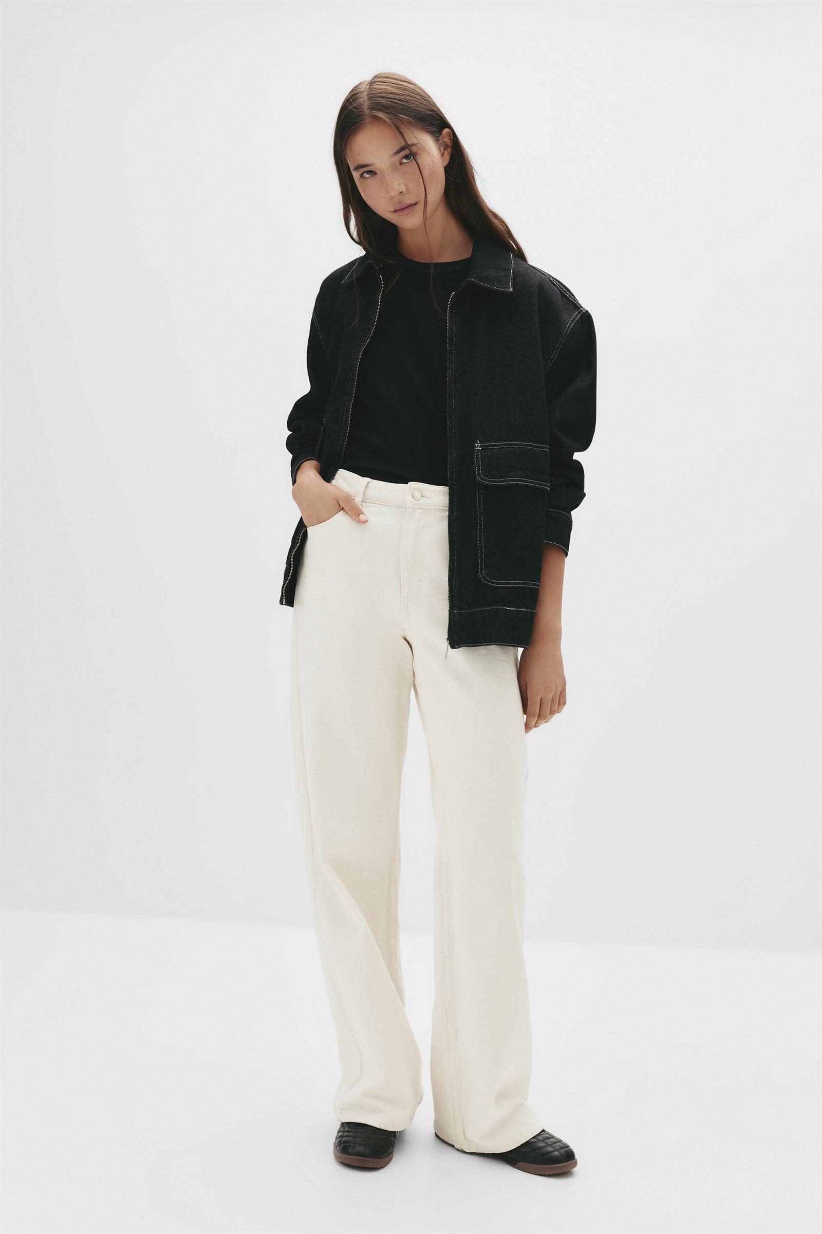 High-rise wide leg jeans Product Image