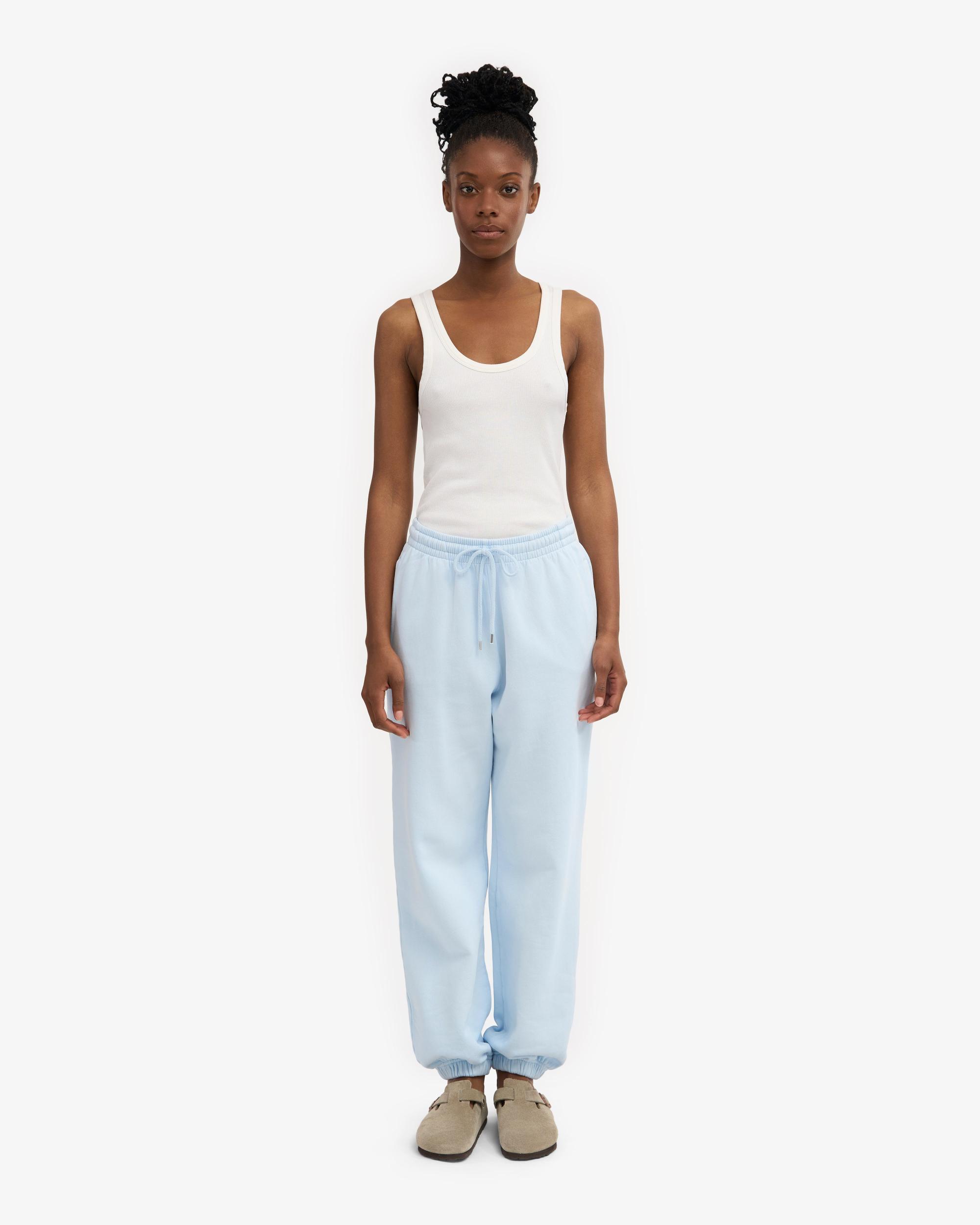 Organic Relaxed Sweatpants - Polar Blue Product Image